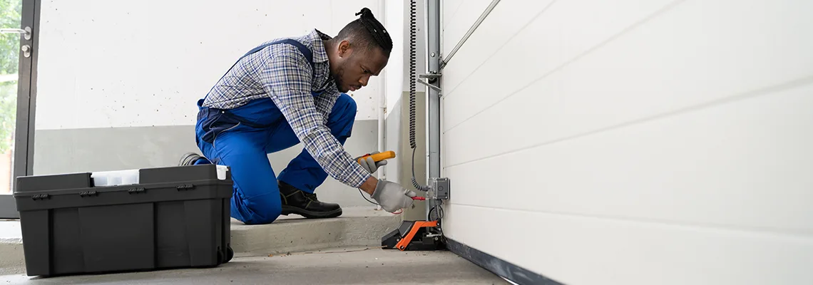 Garage Door Track Repair in Collinsville, IL